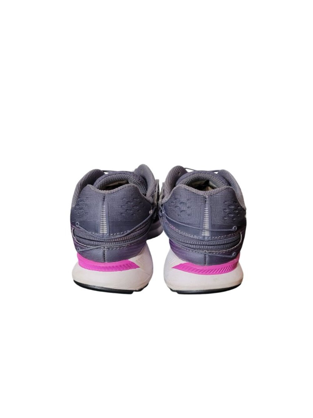 Nike Zoom Pegasus Women's Running Shoes Gray/Purple Size 6.5 - Picture 4 of 11